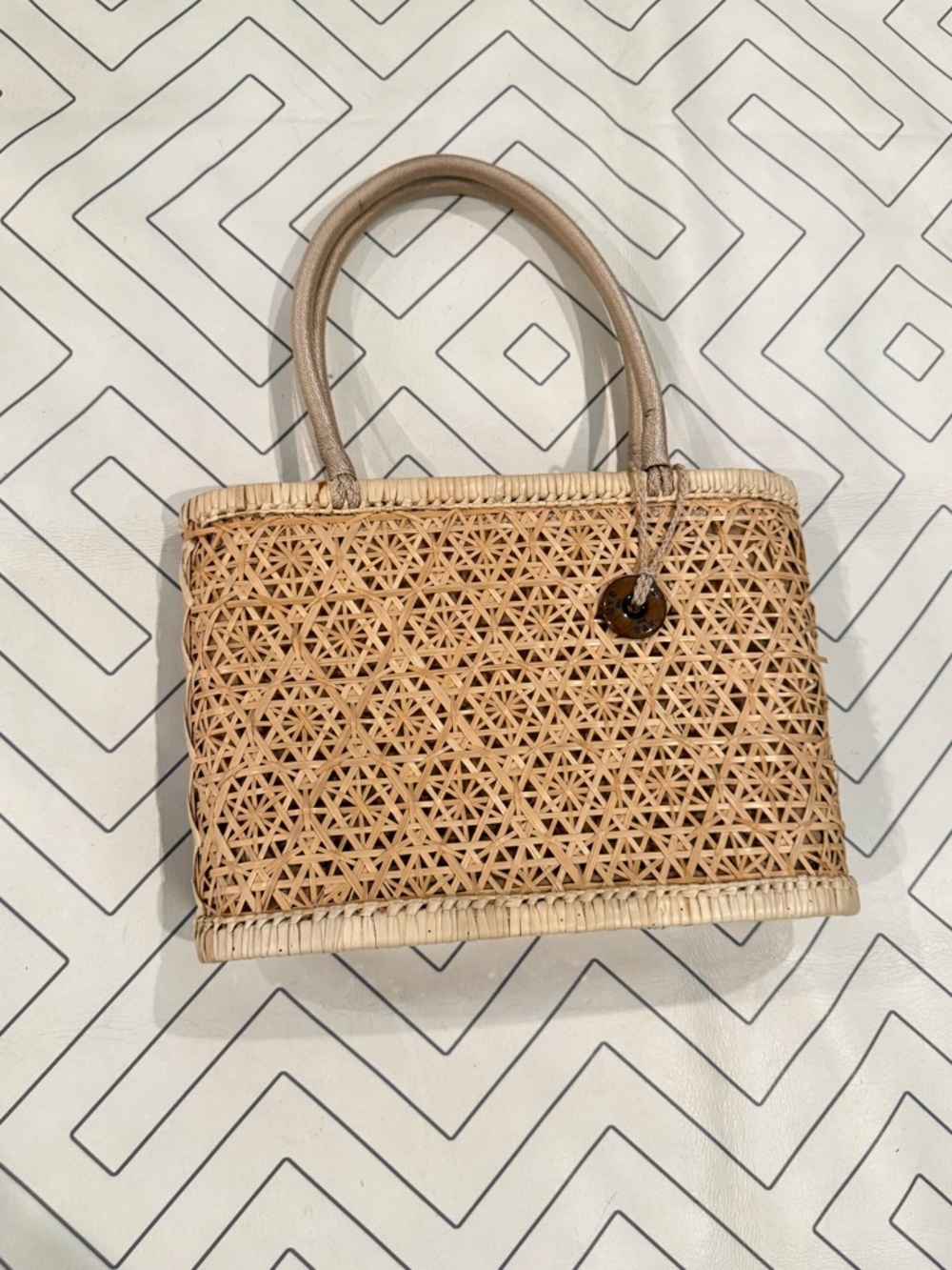 The Sak Rattan Straw Weave Bag